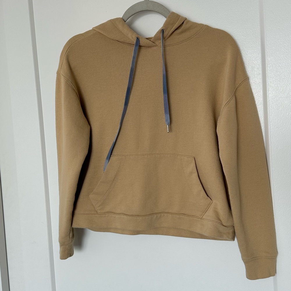 Madewell Women’s Camel Hoodie Sweater